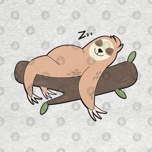 cute sloth by Karroart